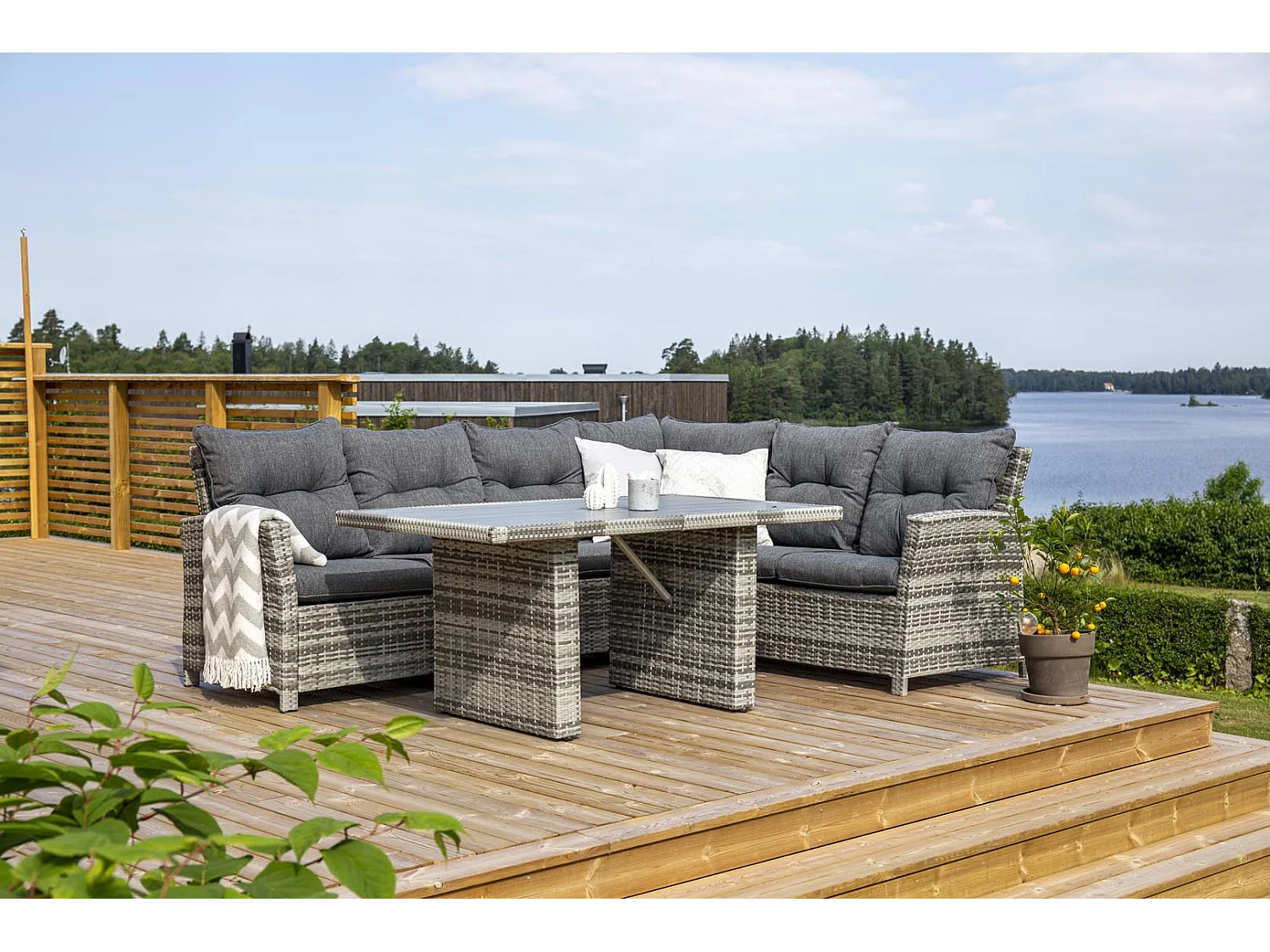 London ensemble lounge 2 parties gris,gris.