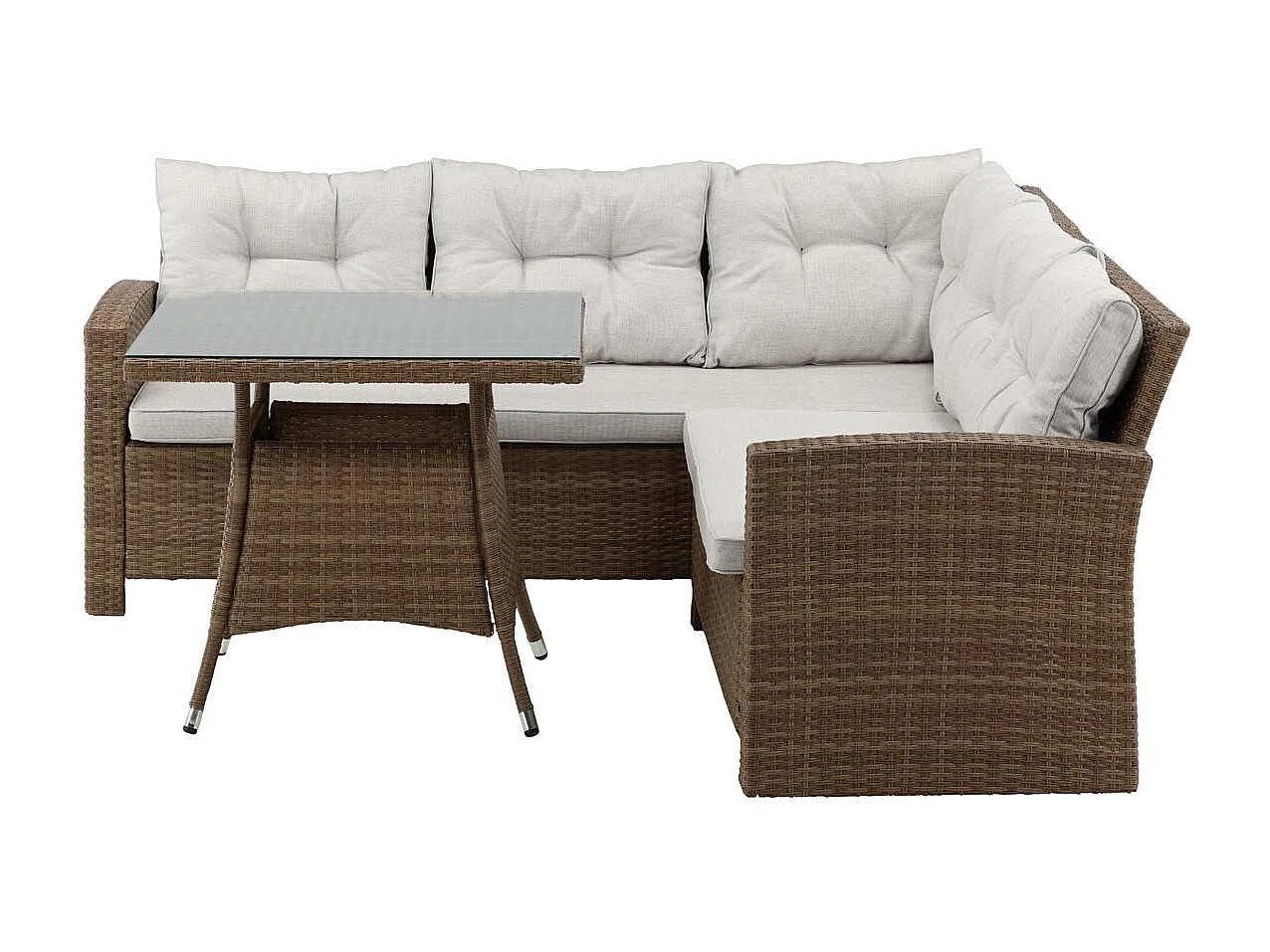 Watford loungeset 2 delen naturel.