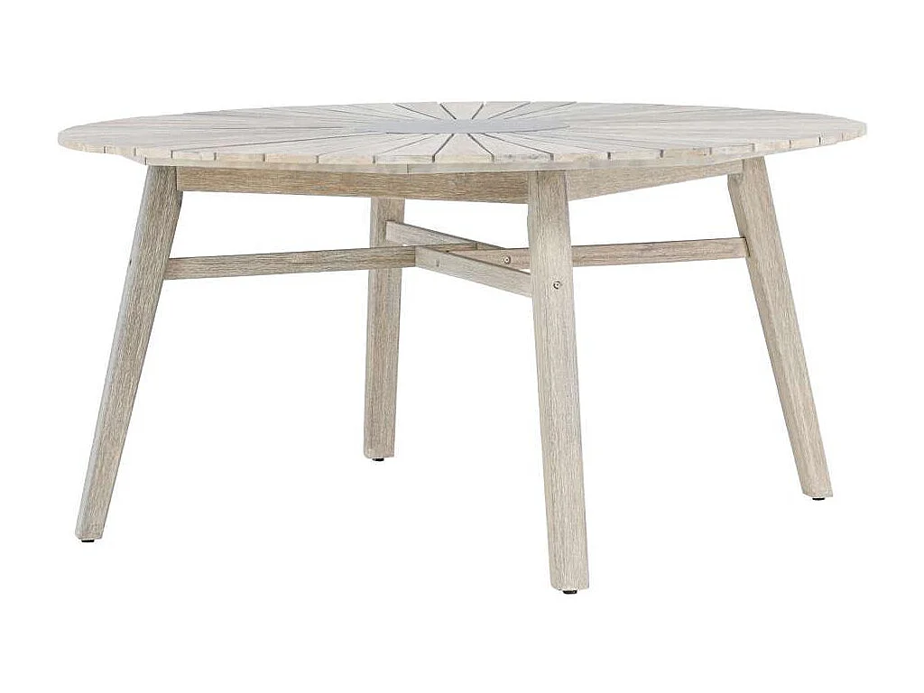 Rives eettafel tuin Ø150cm lichtgrijs.