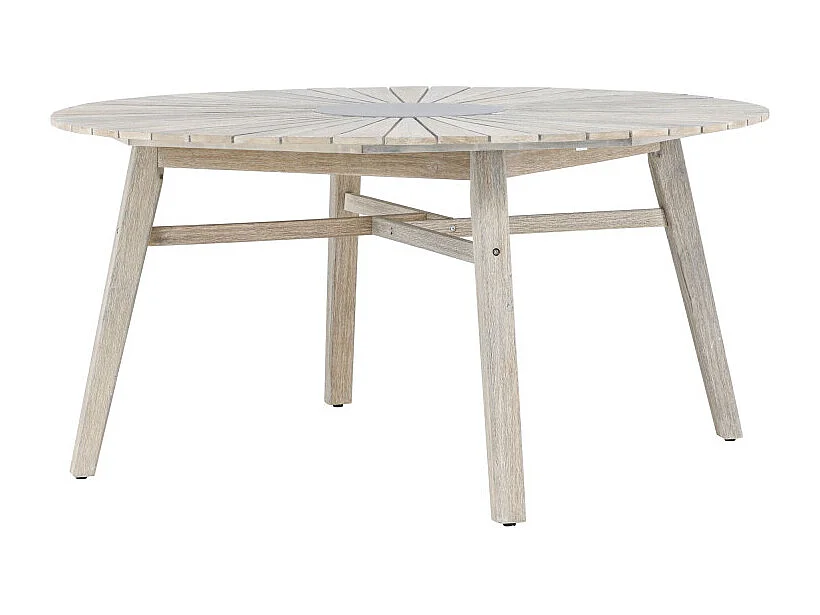 Rives eettafel tuin Ø150cm lichtgrijs.