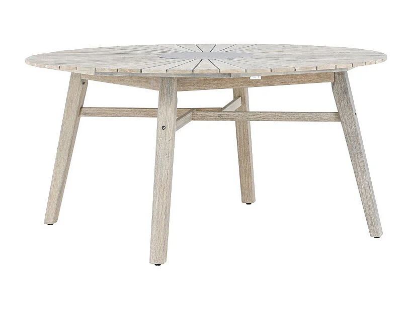 Rives eettafel tuin Ø150cm lichtgrijs.