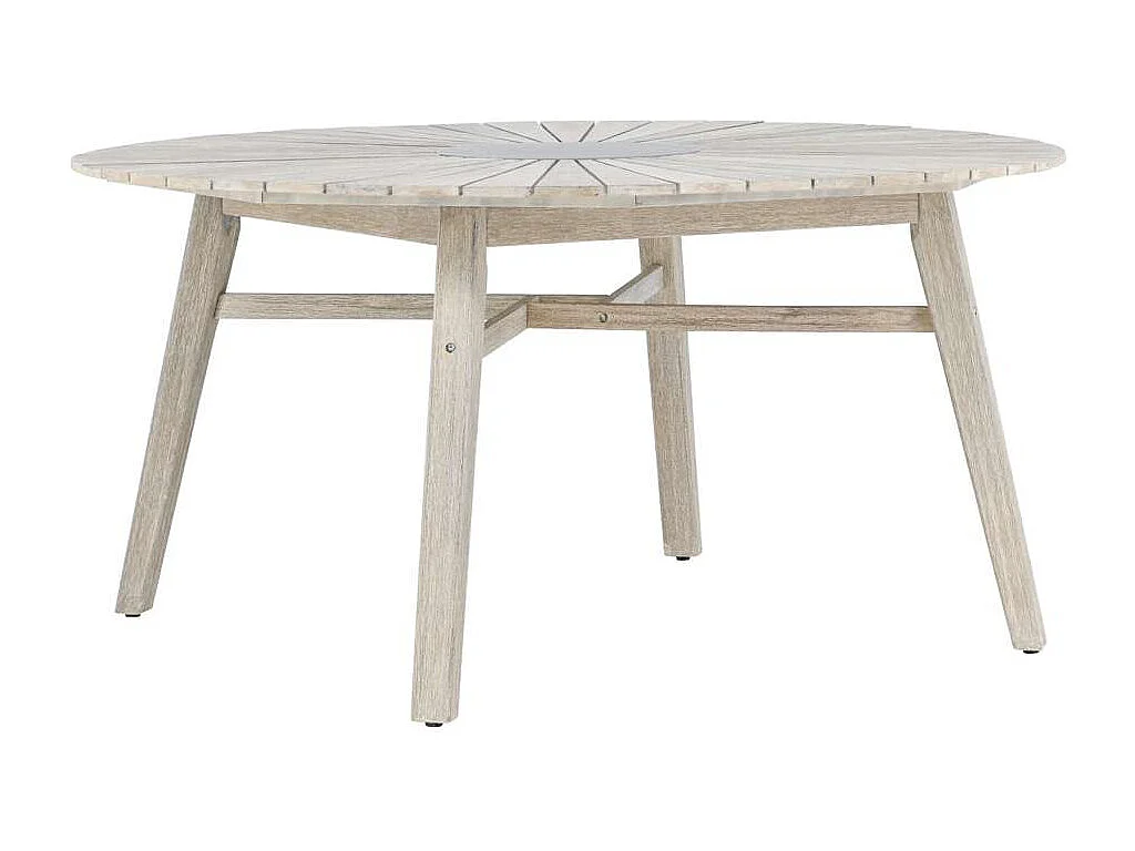Rives eettafel tuin Ø150cm lichtgrijs.