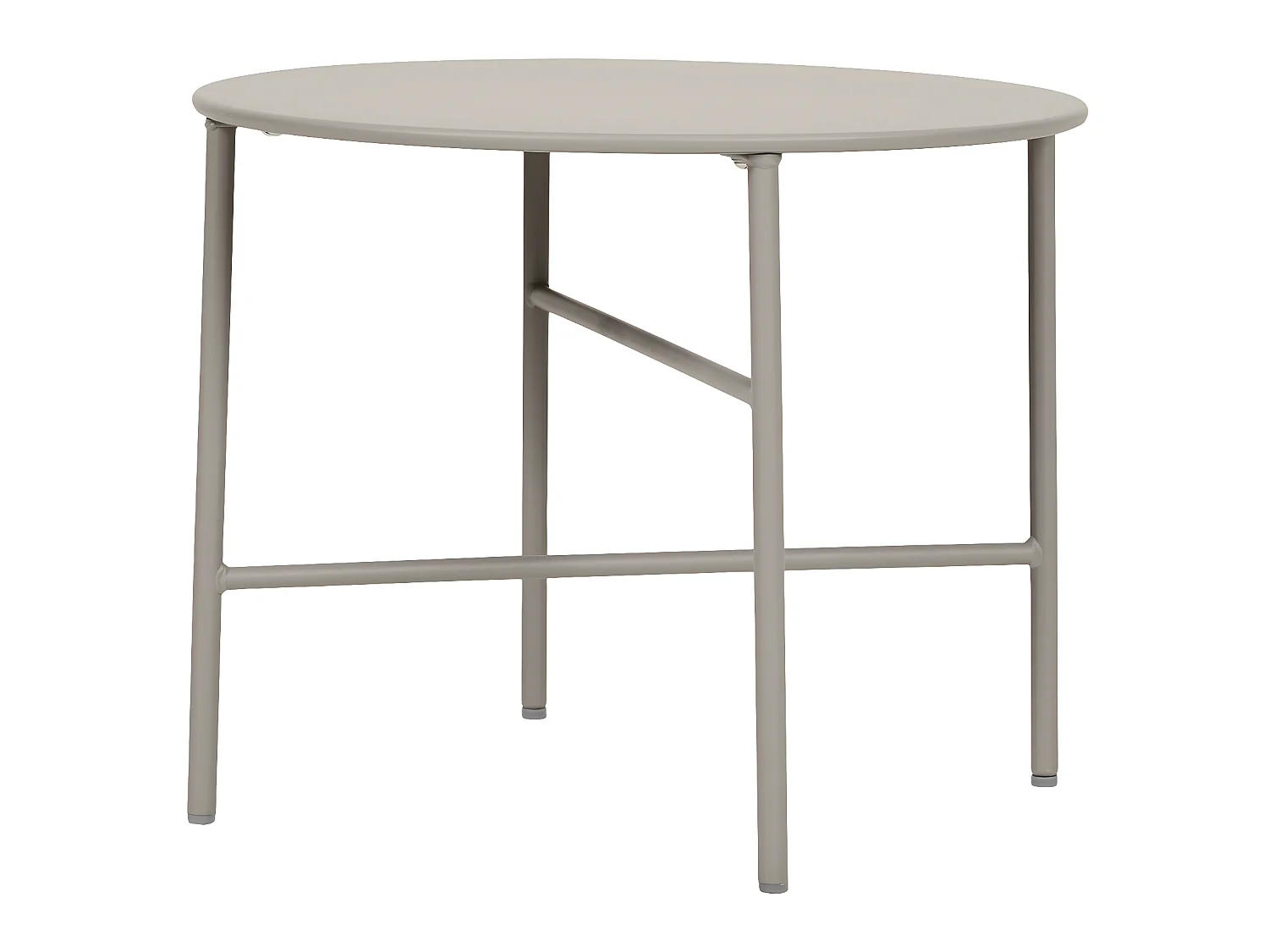 Mesa de jardín Pesetto Ø50 cm gris.