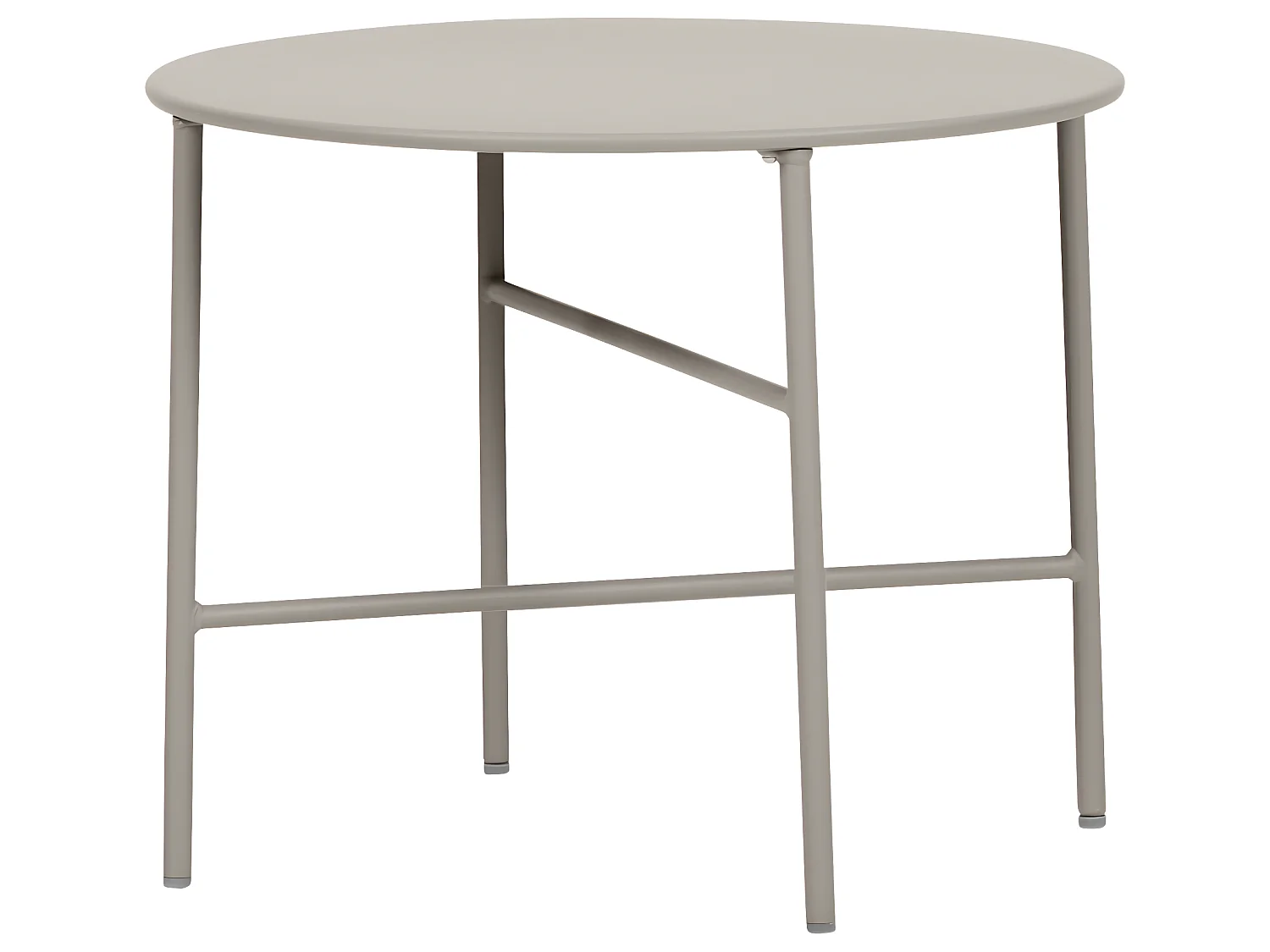Pesetos Table de jardin, Ø50 cm, gris.