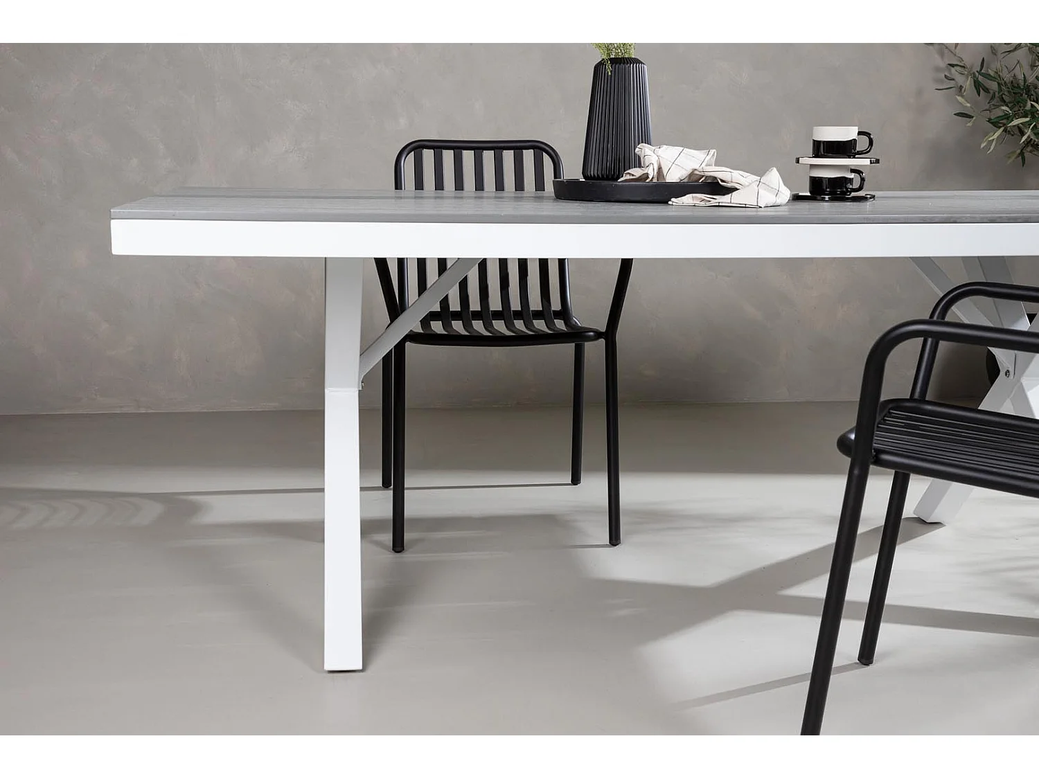 Table de Jardin "Garcia" 200cm Gris