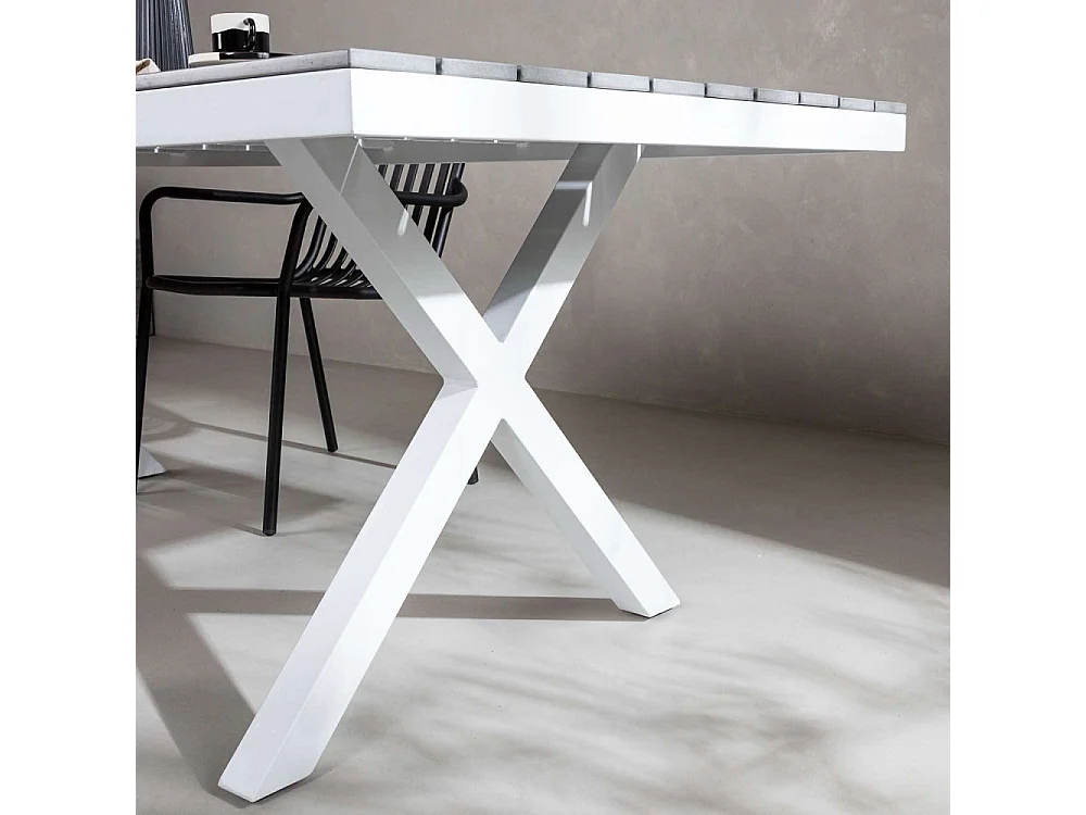 Table de Jardin "Garcia" 200cm Gris