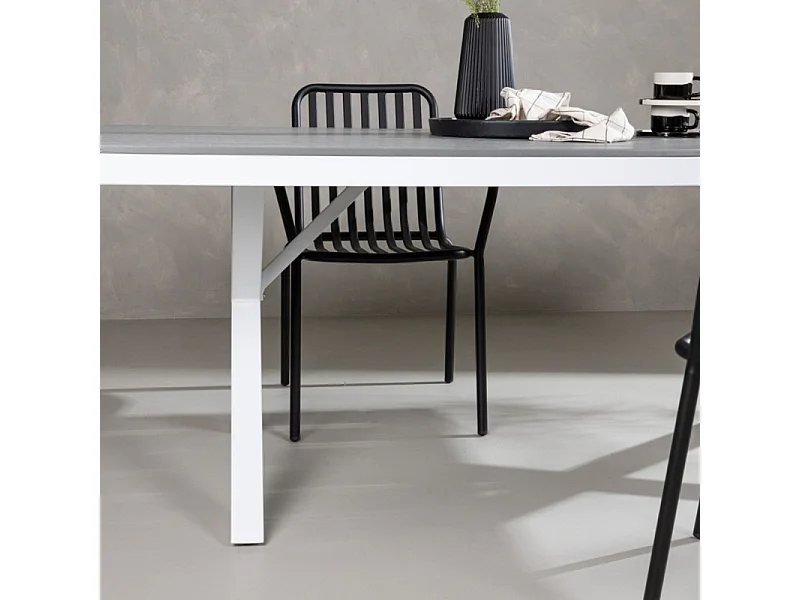 Table de Jardin "Garcia" 200cm Gris