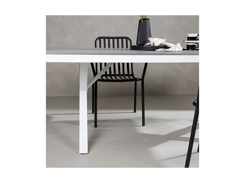Table de Jardin "Garcia" 200cm Gris