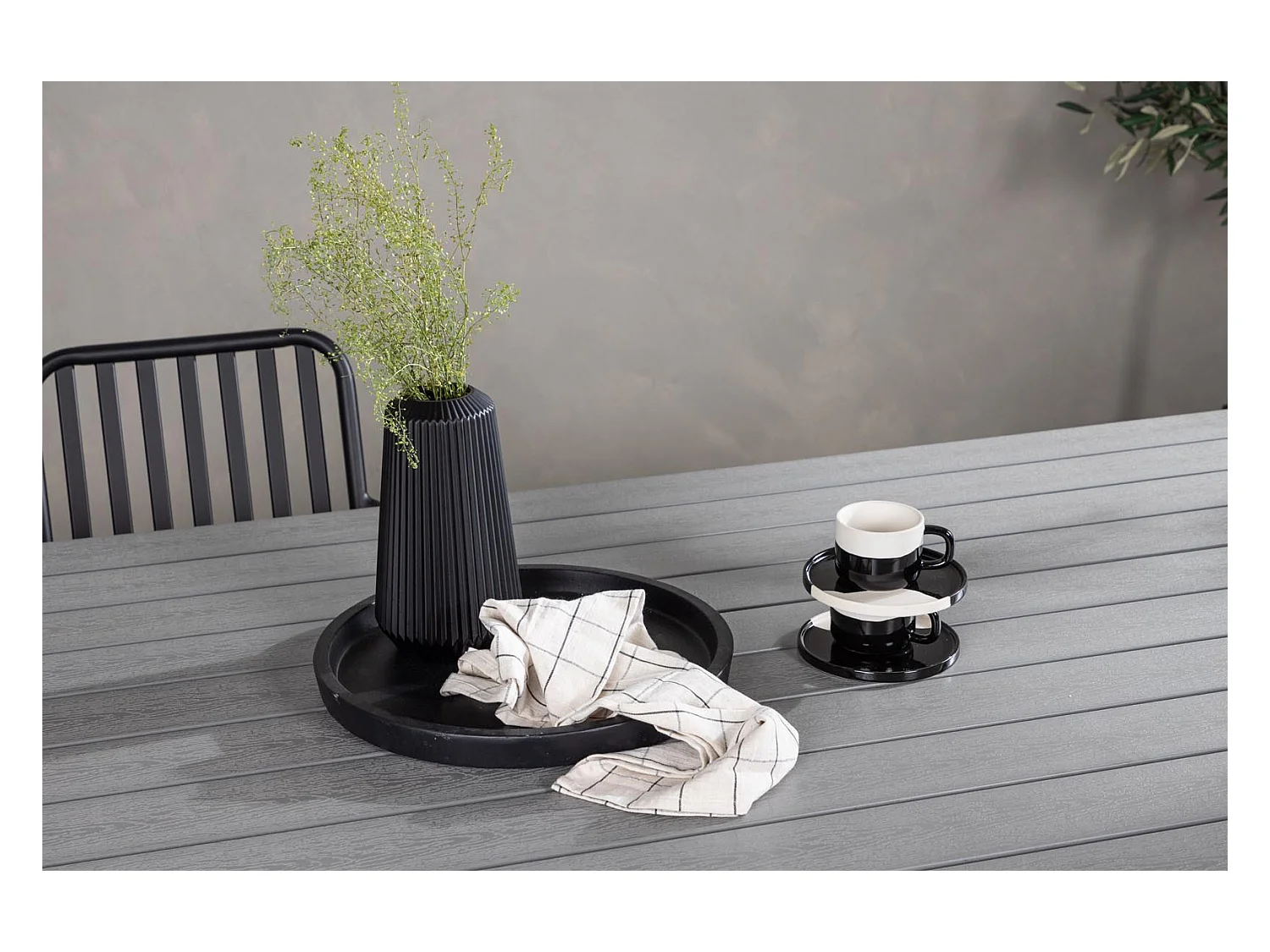Table de Jardin "Garcia" 200cm Gris