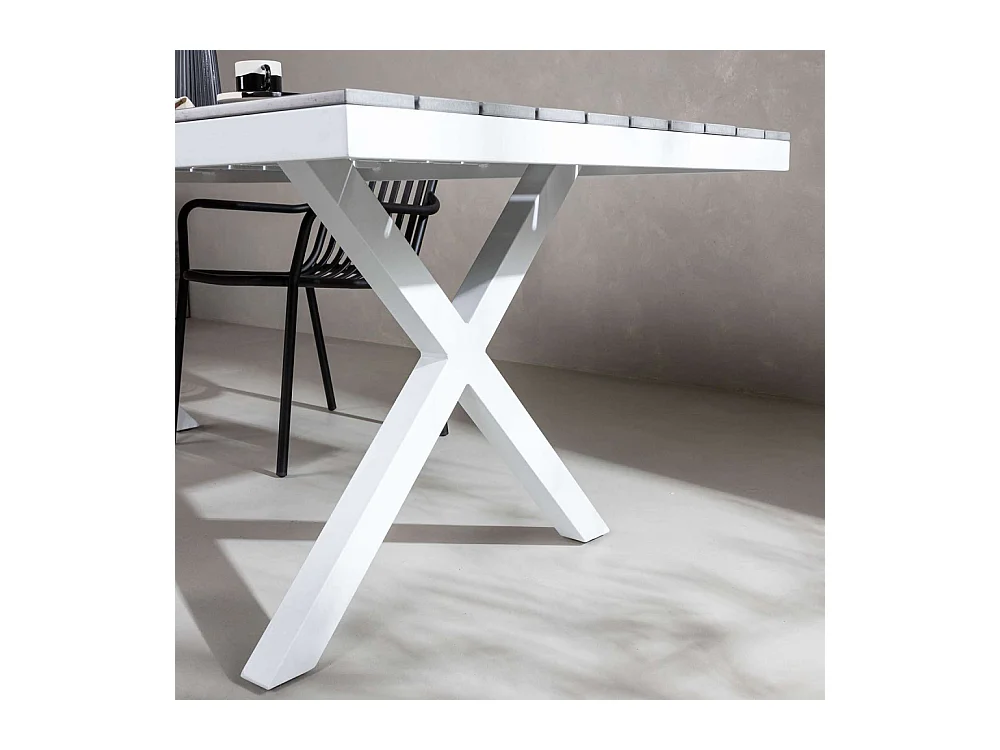 Table de Jardin "Garcia" 200cm Gris