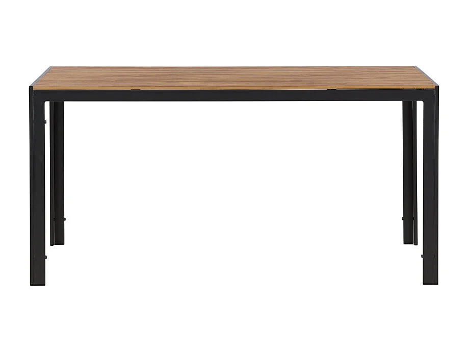 Table de Jardin "Break" 150cm Noir & Naturel