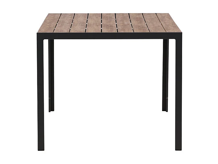 Table de Jardin "Break" 150cm Noir & Naturel