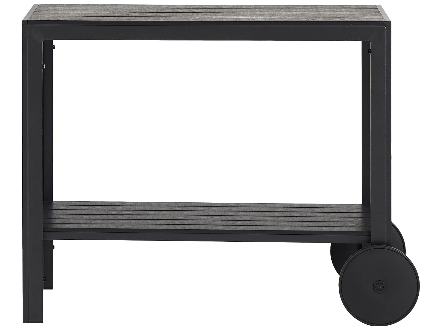 Laust trolley, zwart en zwart.