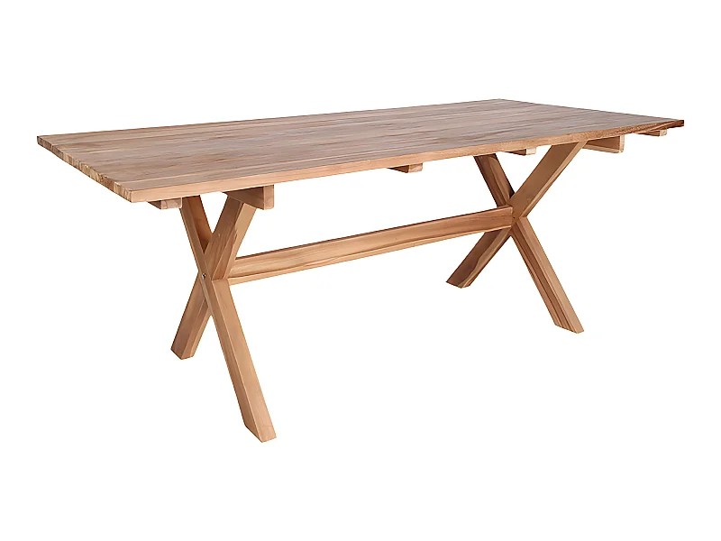 Muline tuintafel 90x200 cm massief teakhout.