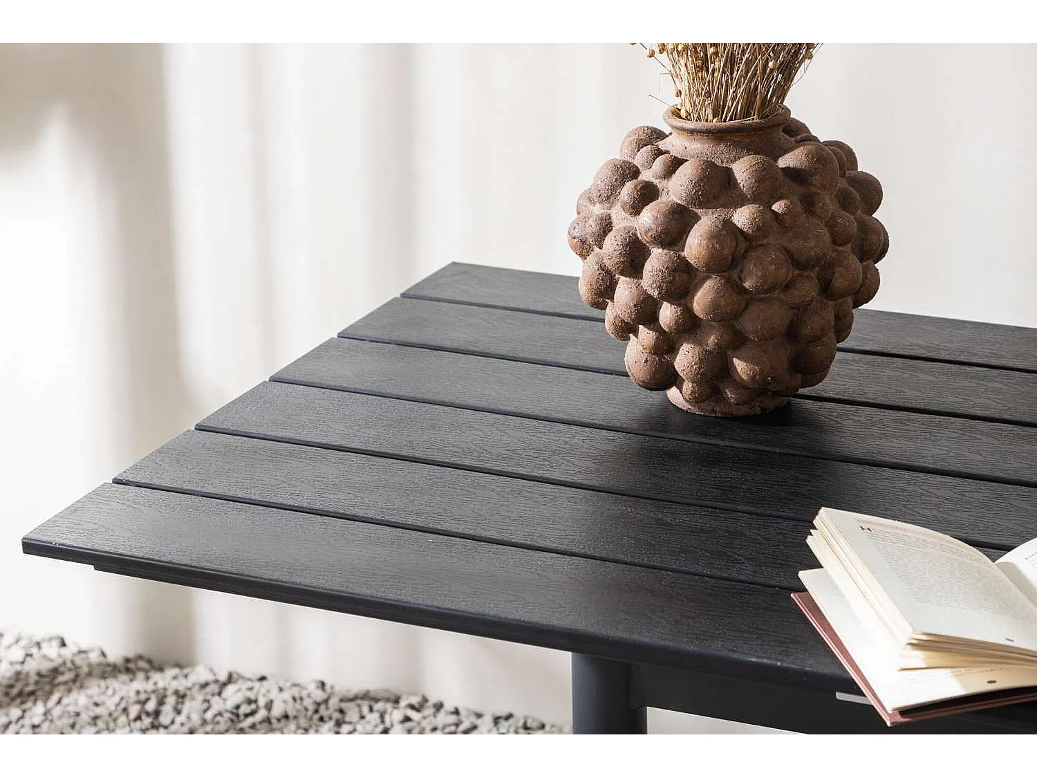 Denver Esstisch schwarz.