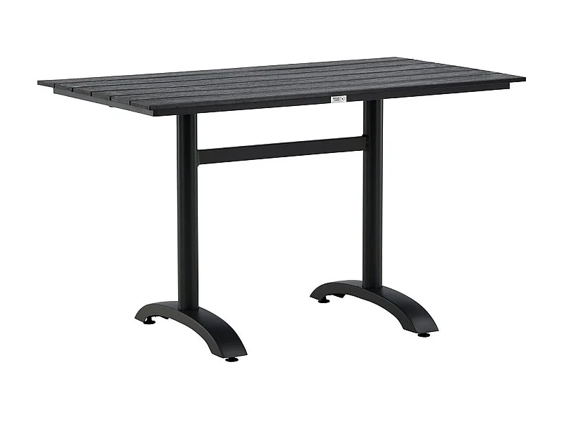Denver eettafel tuin zwart.