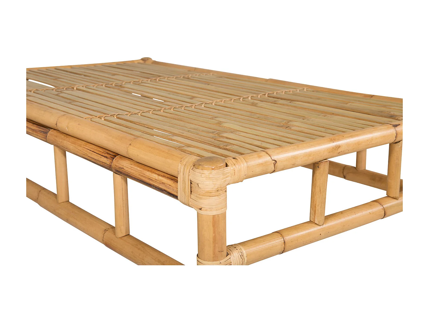 Table Basse de Jardin "Cane" 120cm Naturel