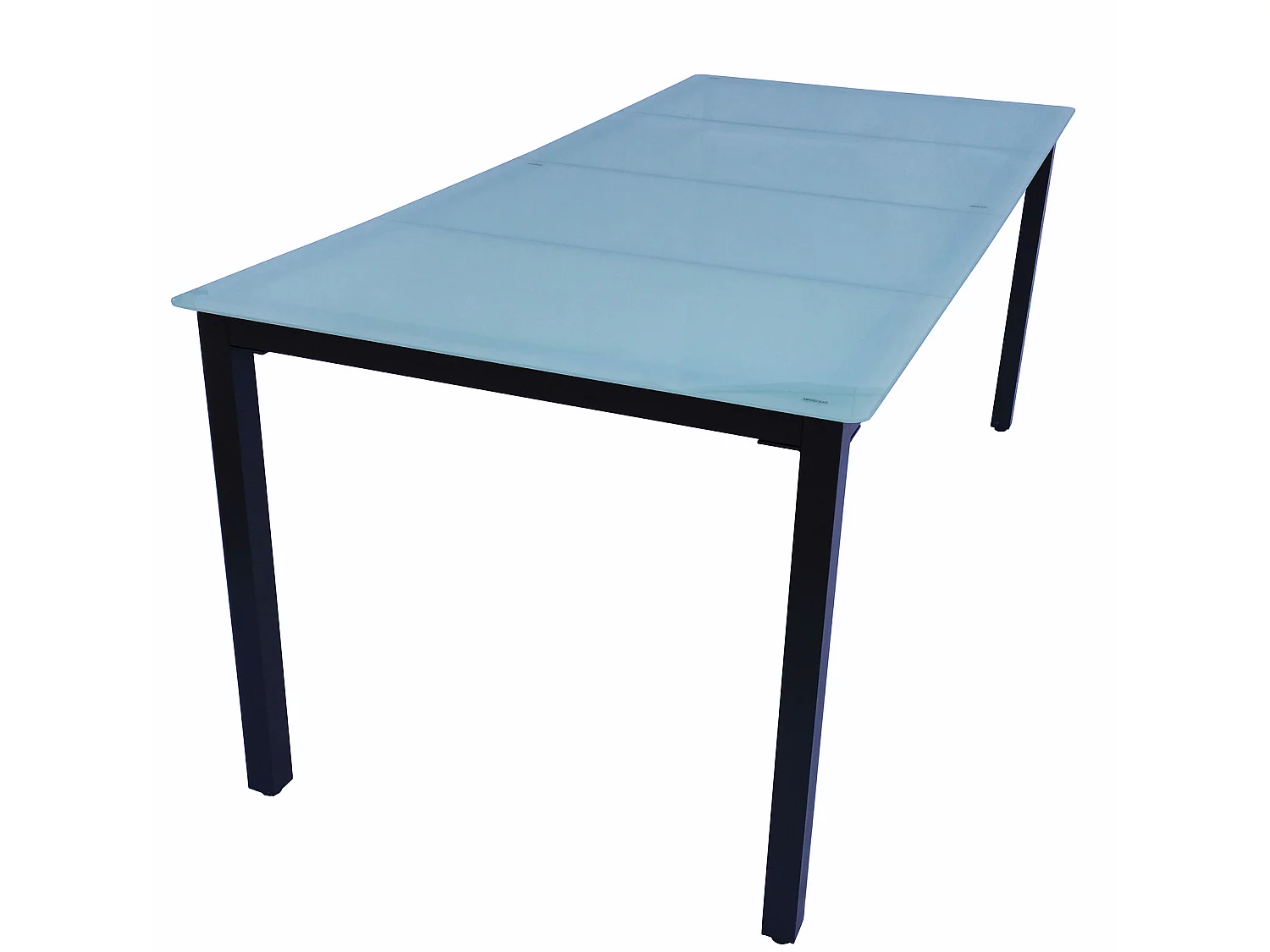 Table de jardin en verre alu Balcon Table 189x90