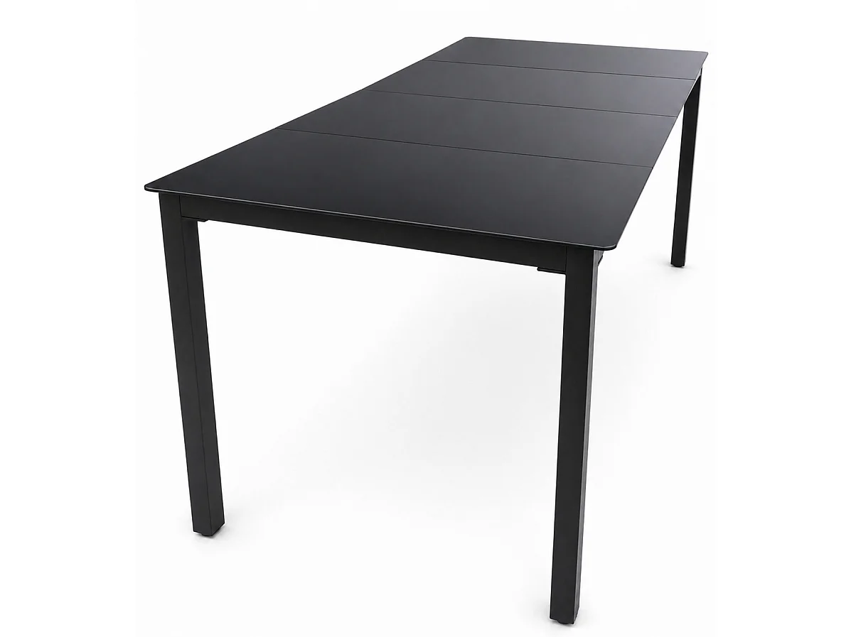 Table de jardin en verre alu Balcon Table 189x90