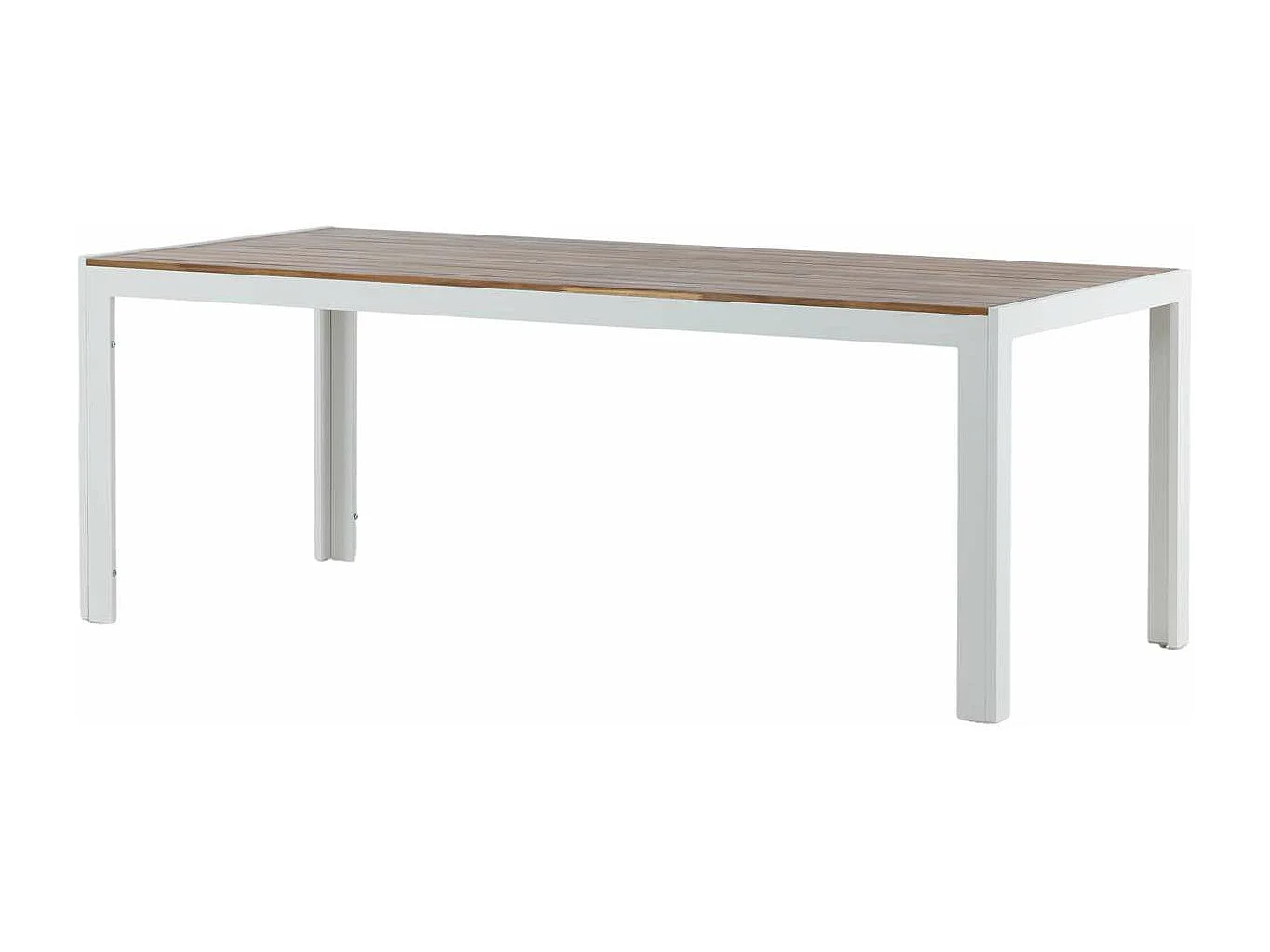 Bois eettafel tuin natuur, wit.