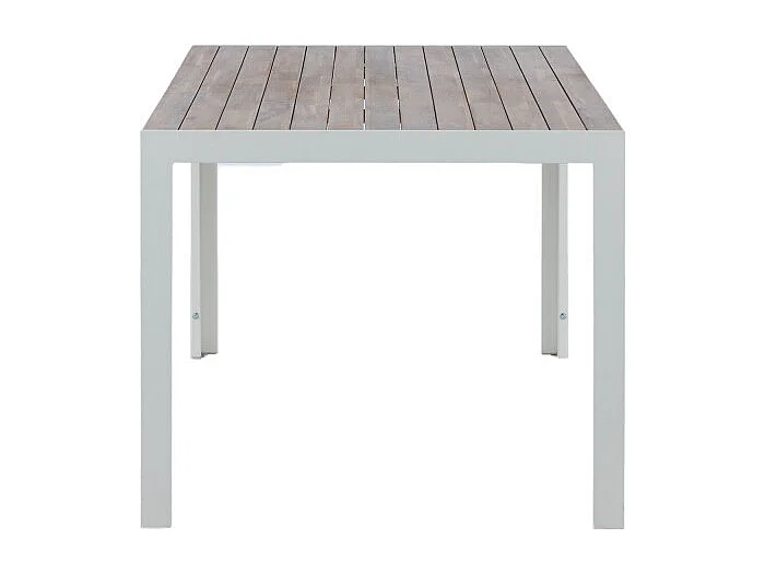 Bois eettafel tuin natuur, wit.