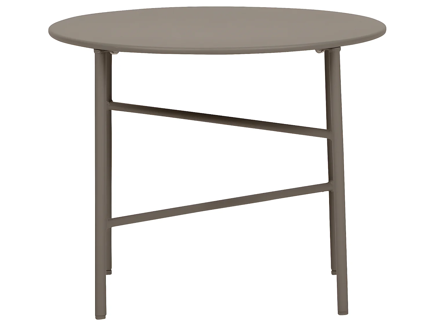 Pesetos table de jardin table d'appoint Ø50cm H40cm noyer décor.