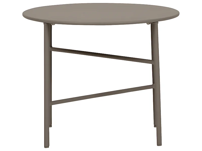 Pesetos tuintafel bijzettafel Ø50cm H40cm okkernoot decor.