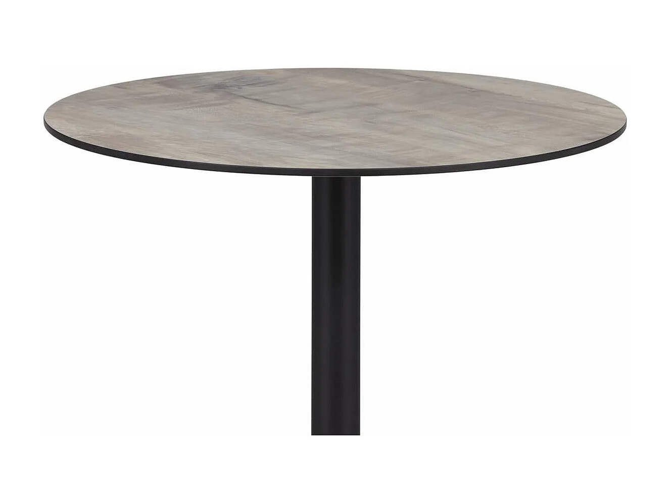 Table de Bar de Jardin "Milano" 100cm Gris & Noir