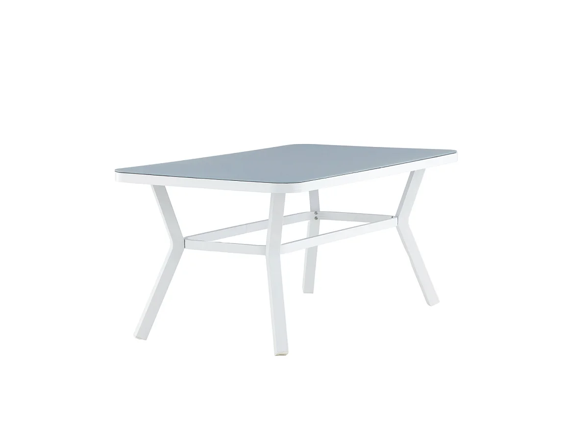 Virya eettafel tuin wit.