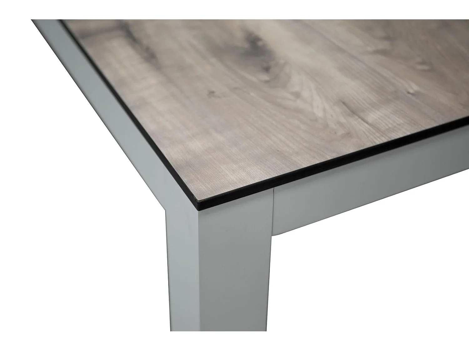 Llama eettafel tuin witgrijs.