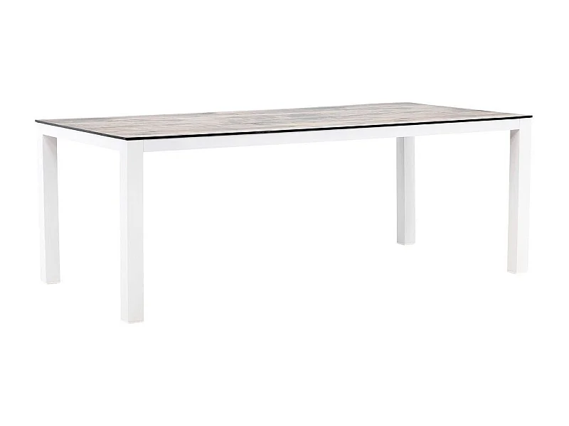 Llama eettafel tuin witgrijs.