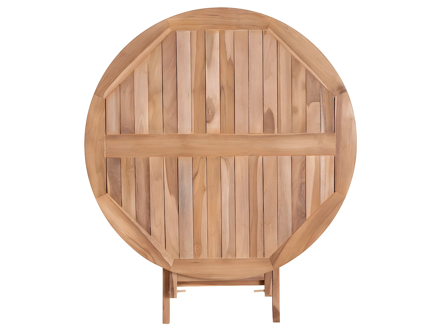Oline tuintafel Ø100 cm massief teakhout.
