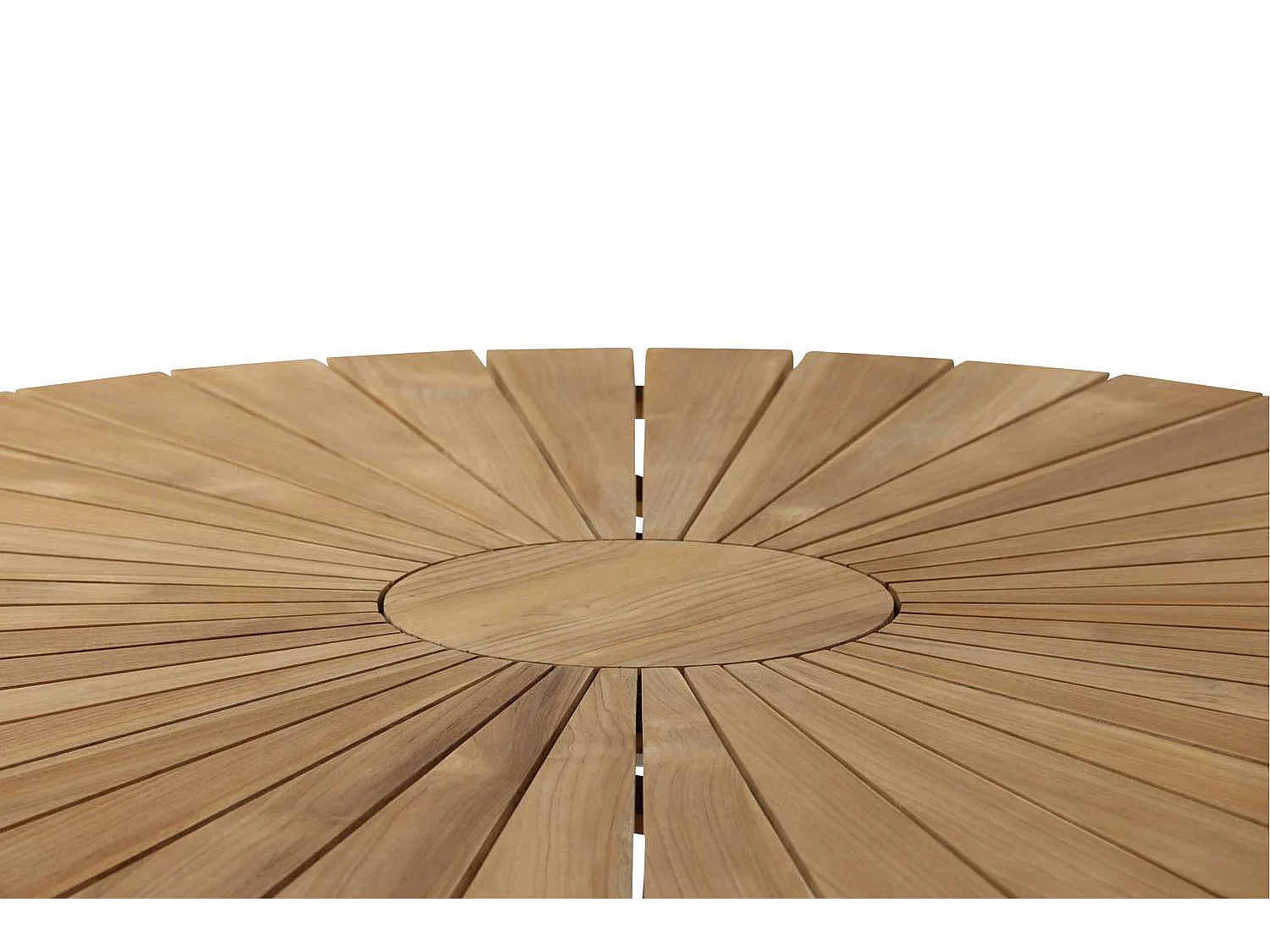 Mexico eettafel tuin Ø140cm wit, natuur.