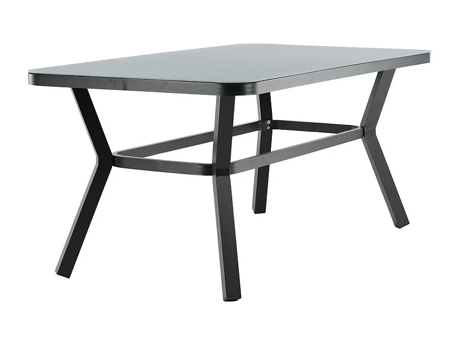 Virya eettafel tuin zwart.