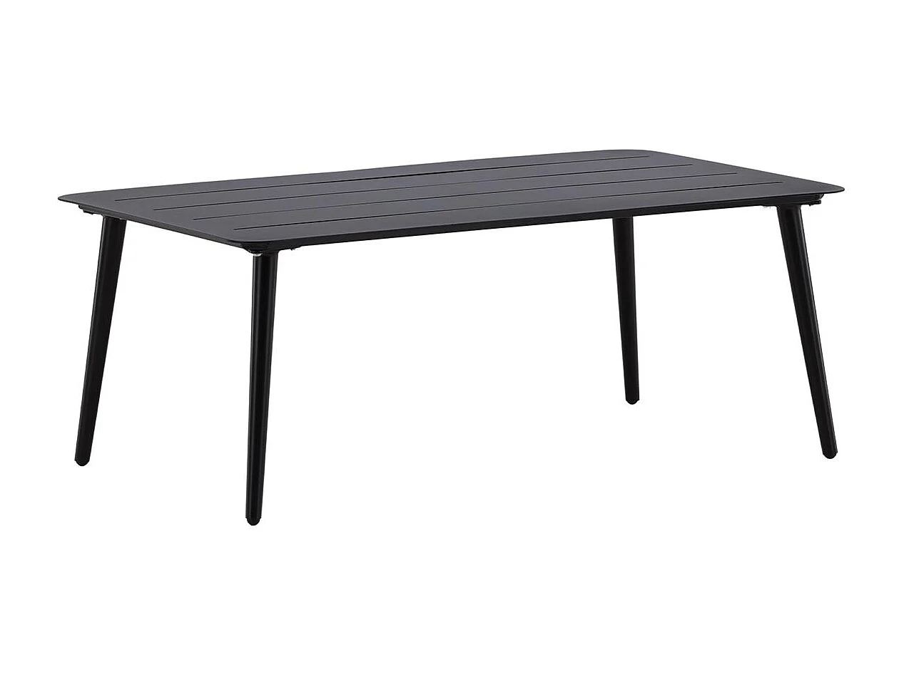 Table Basse de Jardin "Lina" 100cm Noir