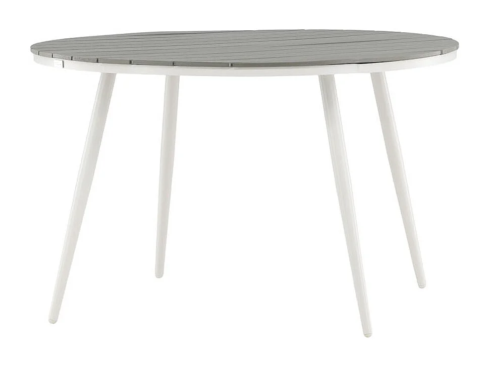Table de Jardin Ronde "Break" 120cm Gris