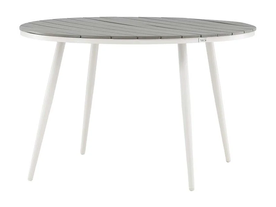 Table de Jardin Ronde "Break" 120cm Gris