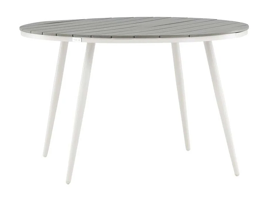 Table de Jardin Ronde "Break" 120cm Gris