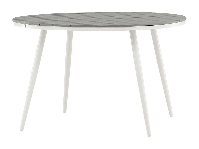 Table de Jardin Ronde "Break" 120cm Gris