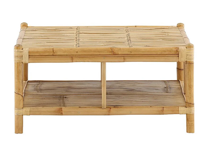 Table Basse de Jardin "Cane" 90cm Naturel
