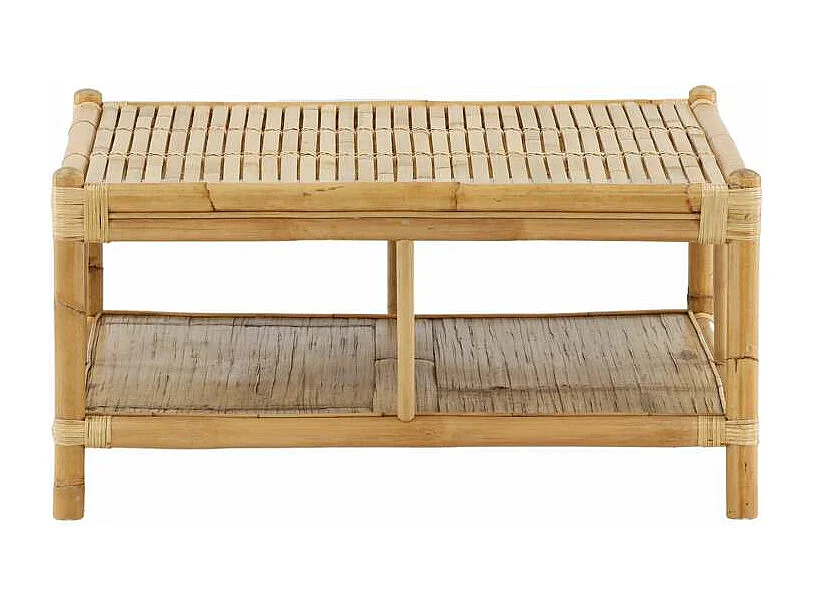 Table Basse de Jardin "Cane" 90cm Naturel