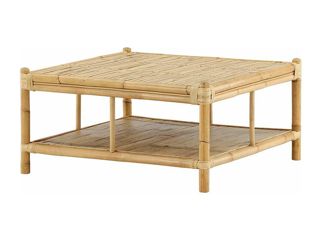 Table Basse de Jardin "Cane" 90cm Naturel