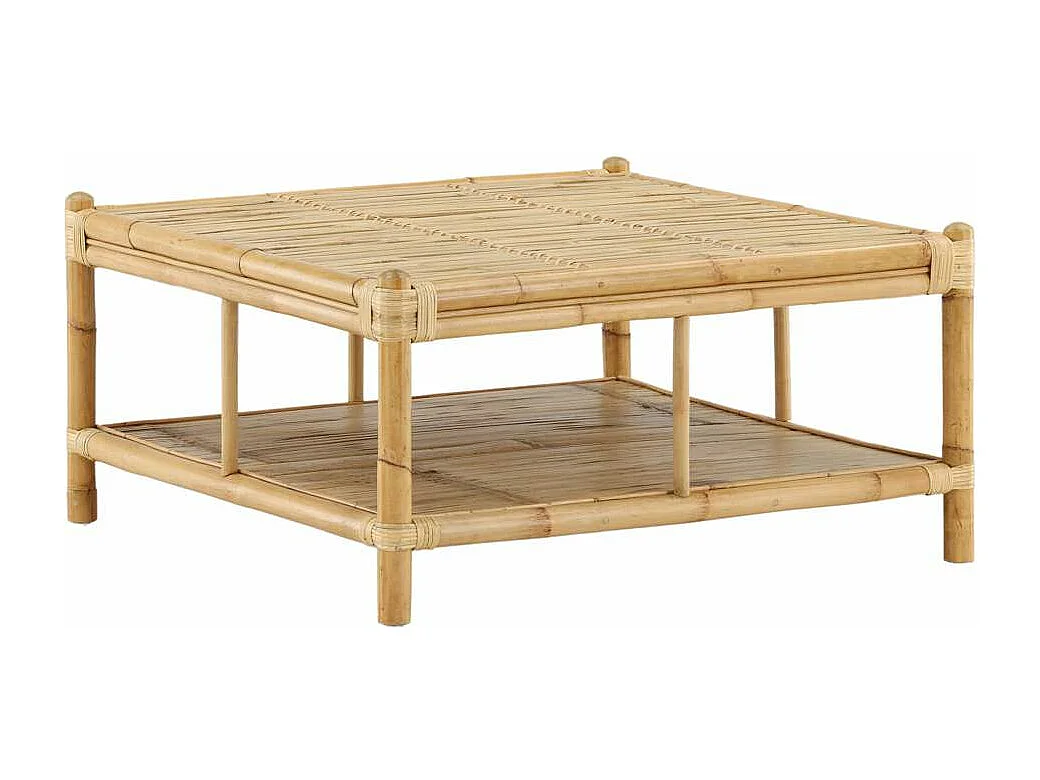 Table Basse de Jardin "Cane" 90cm Naturel