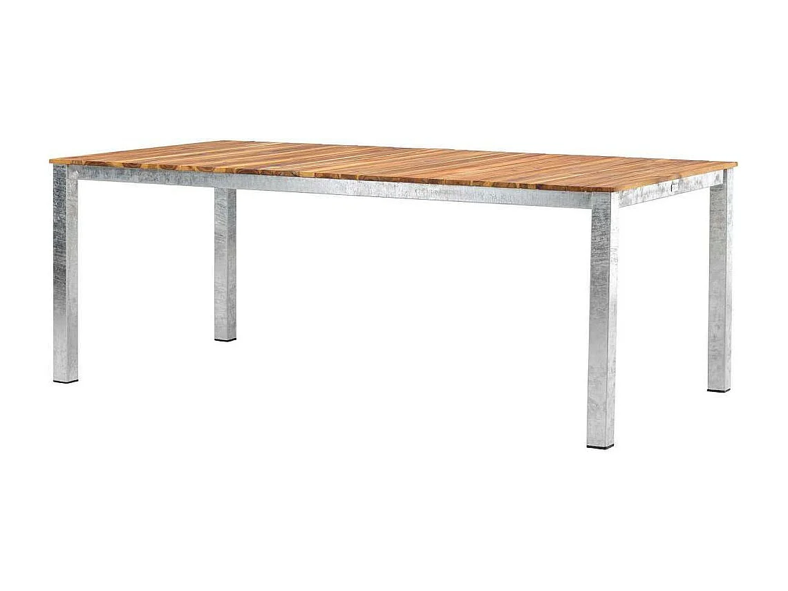 Table de Jardin en Bois "Zenia" 200cm Naturel
