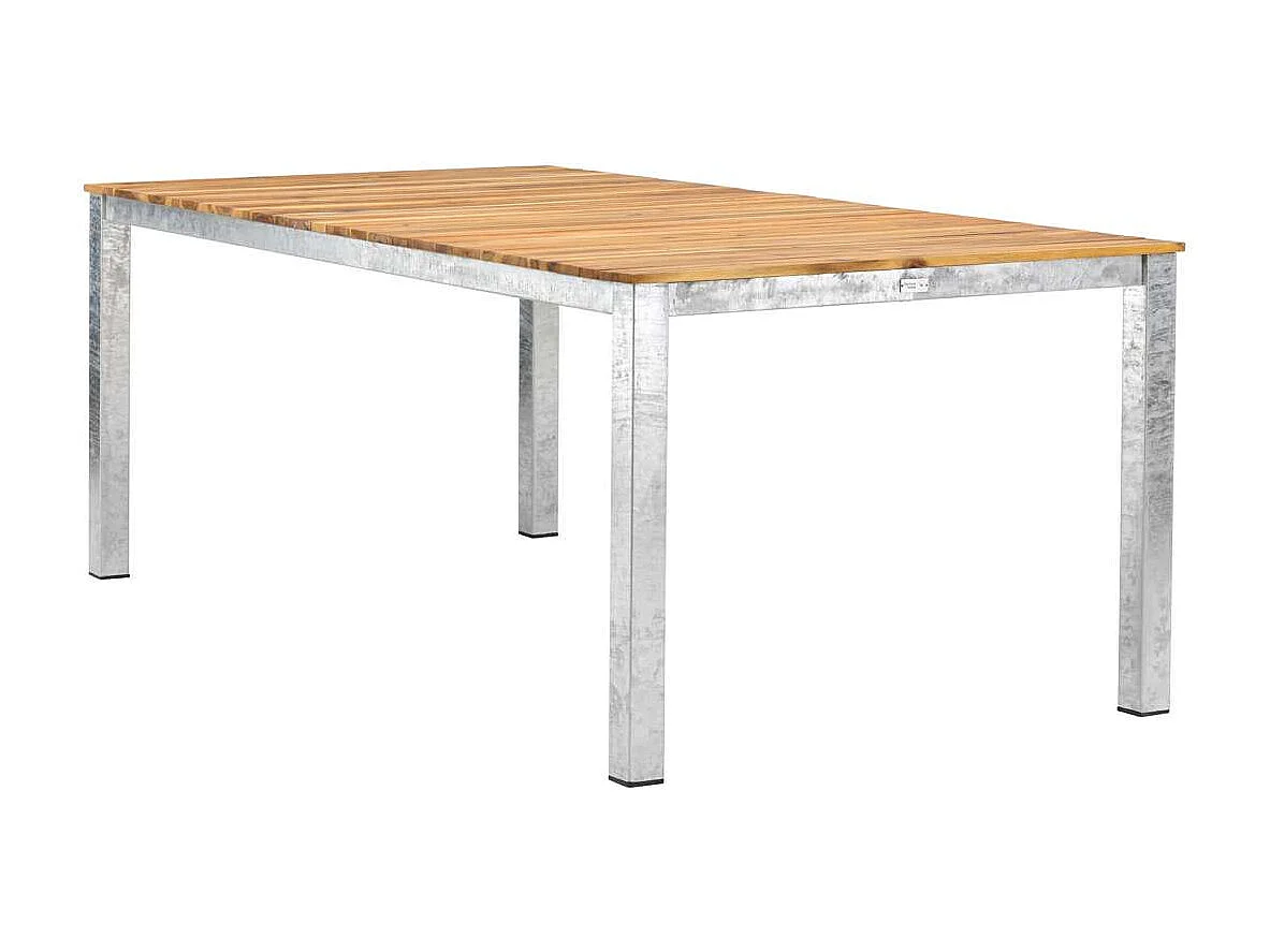 Table de Jardin en Bois "Zenia" 200cm Naturel