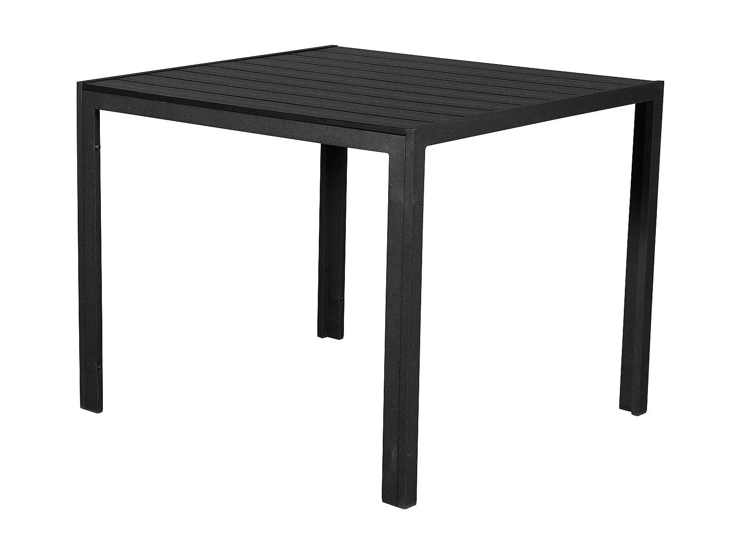 Noma Table de jardin 90 x 90 cm, noir, noir.