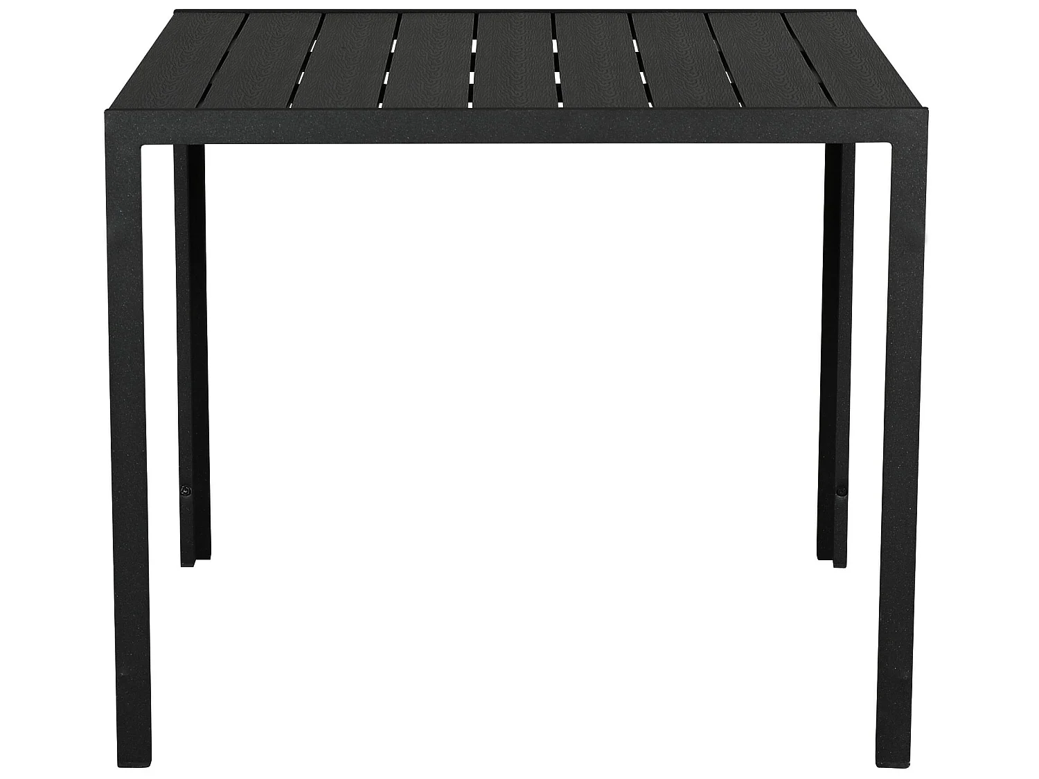 Noma Table de jardin 90 x 90 cm, noir, noir.