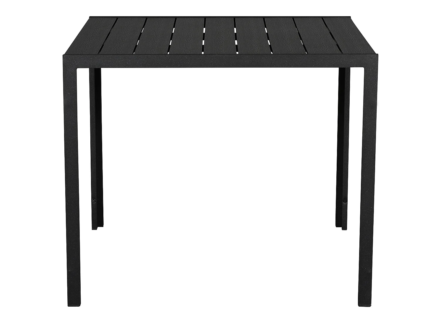 Noma Table de jardin 90 x 90 cm, noir, noir.