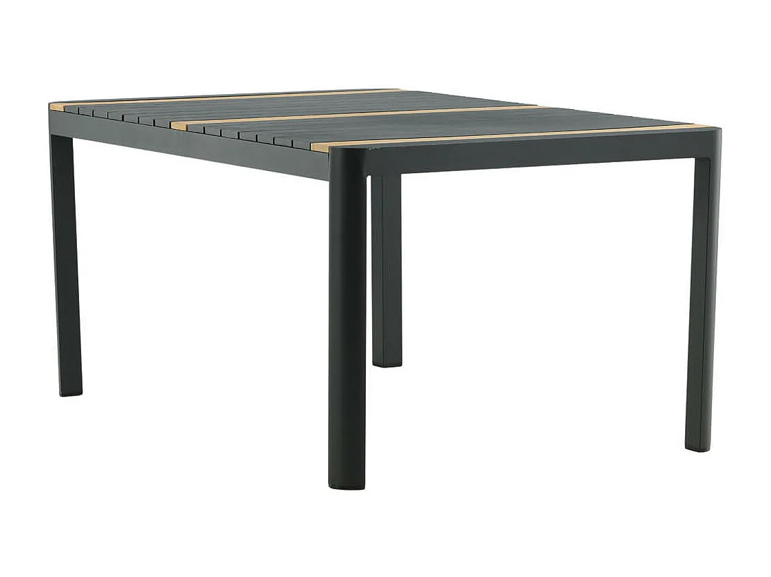 Togo eettafel tuin zwart.