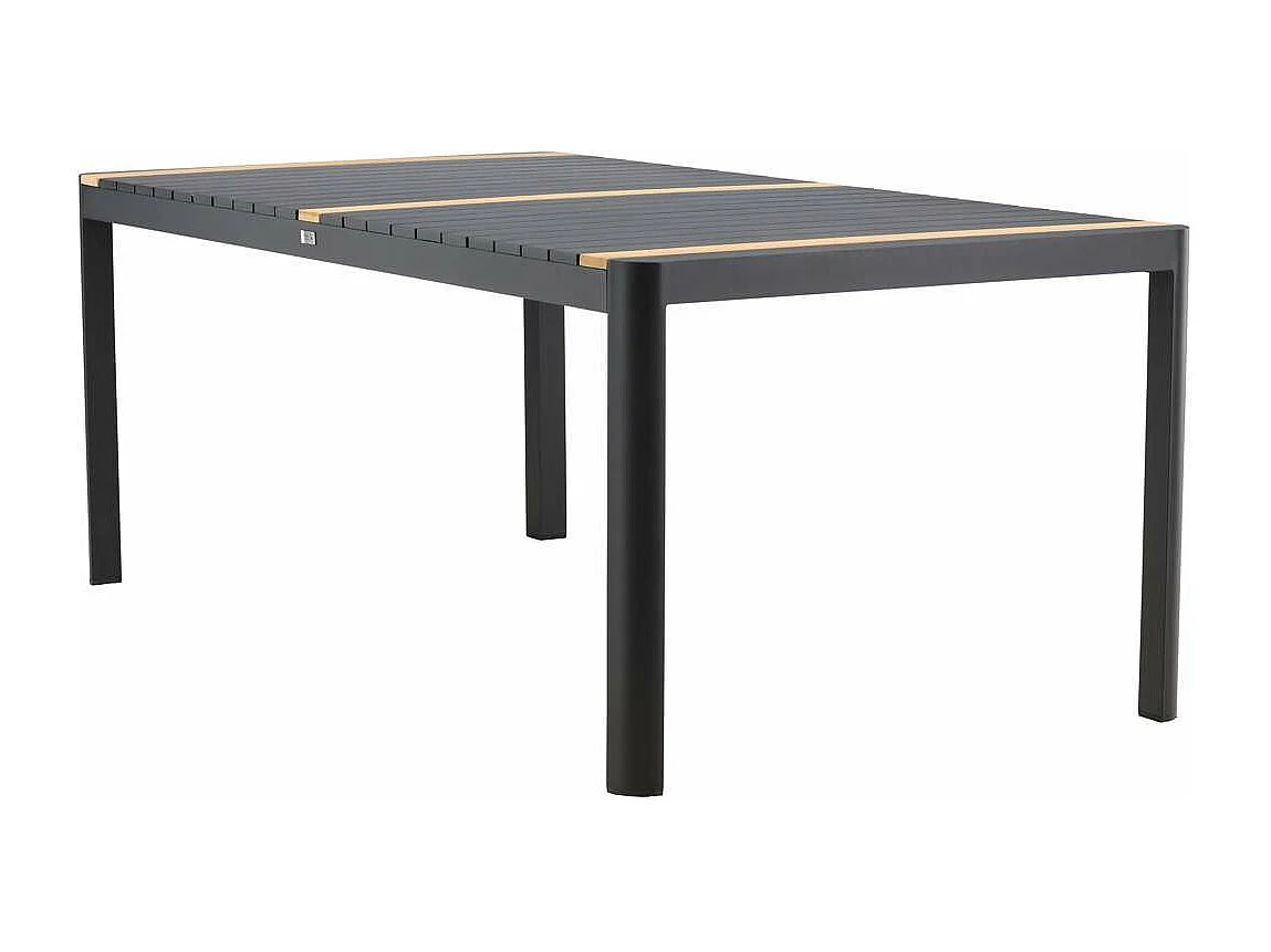 Togo eettafel tuin zwart.